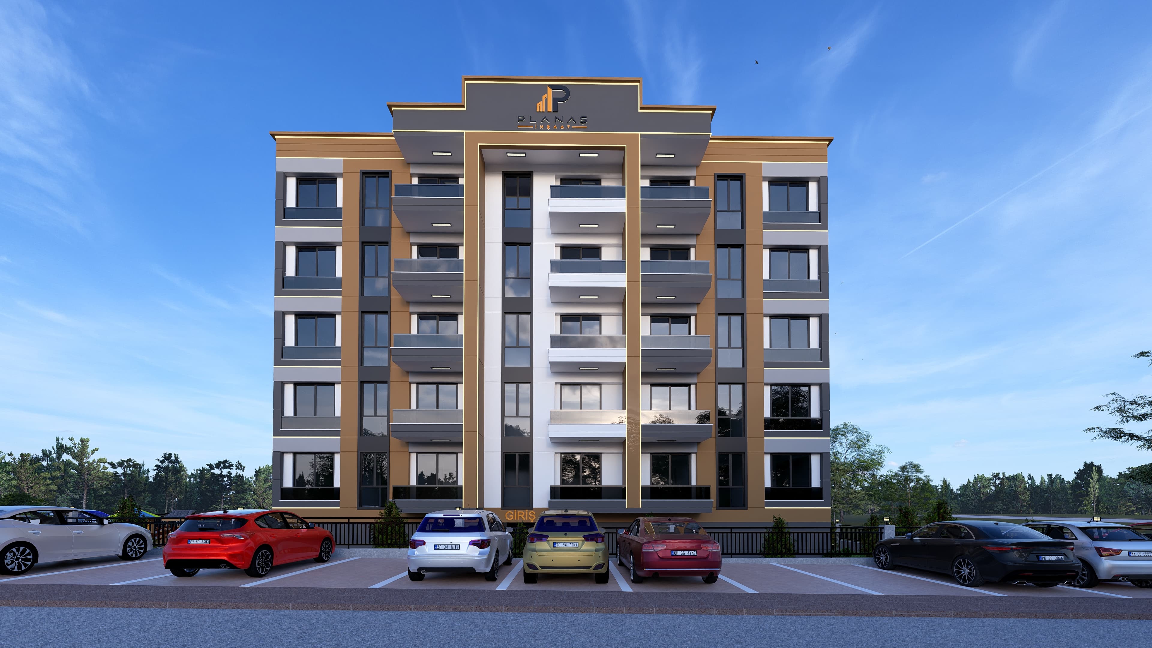Planaş İnşaat Dış Cephe Render